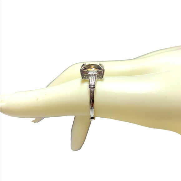 ✨💫Beautiful Smokey Quartz Adjustable Ring✨ - Picture 4 of 5